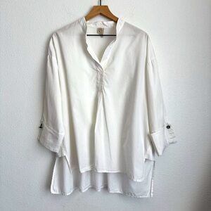 XCVI White Shirt Size XL